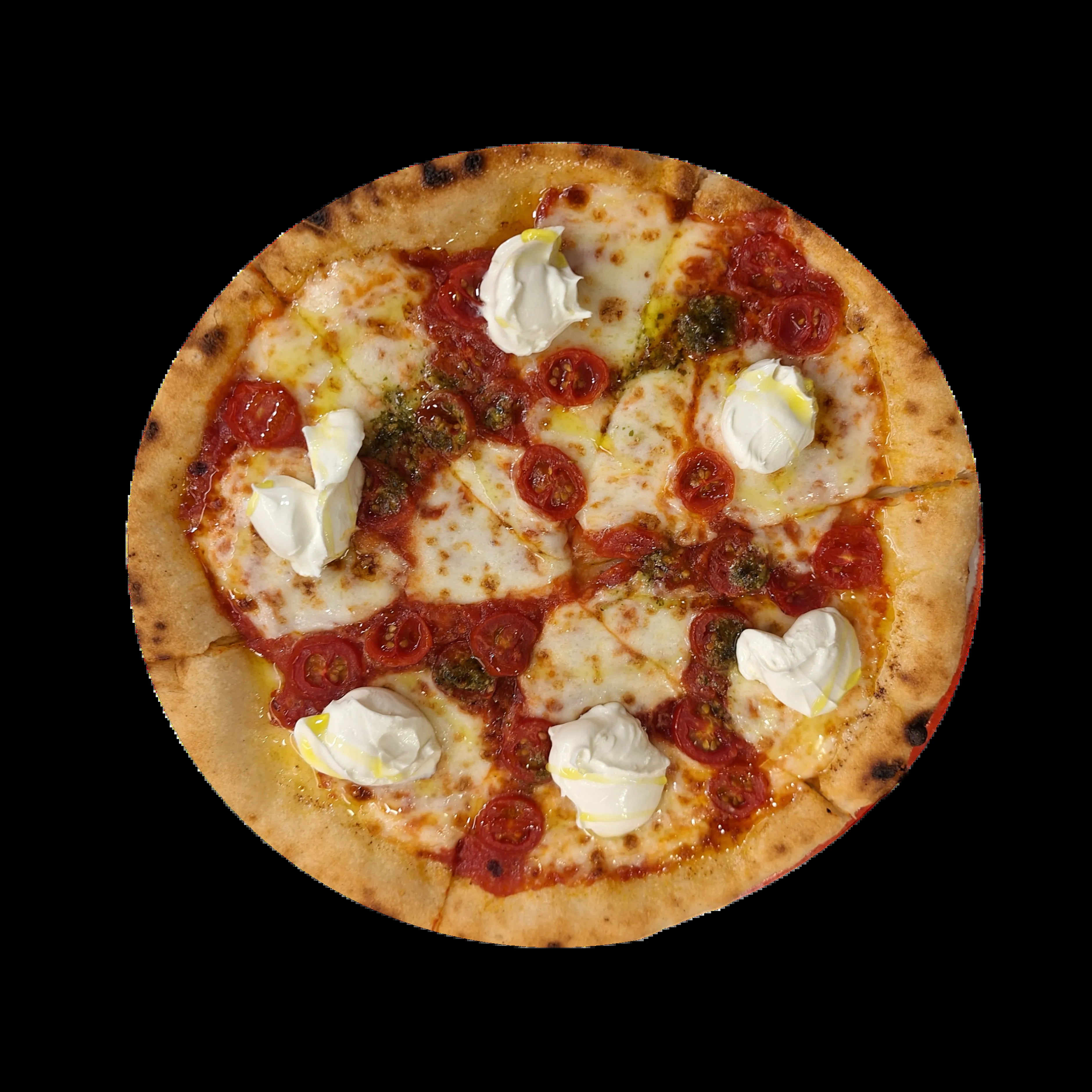 토마토 마스카포네 피자